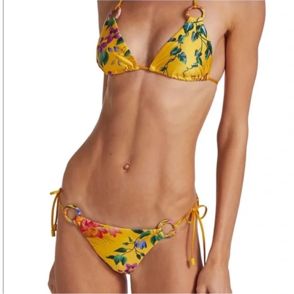Zimmermann Yellow Floral Bikini